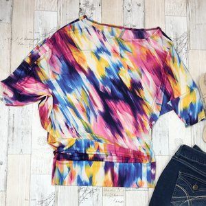 Unbalanced Boat Neck Tunic